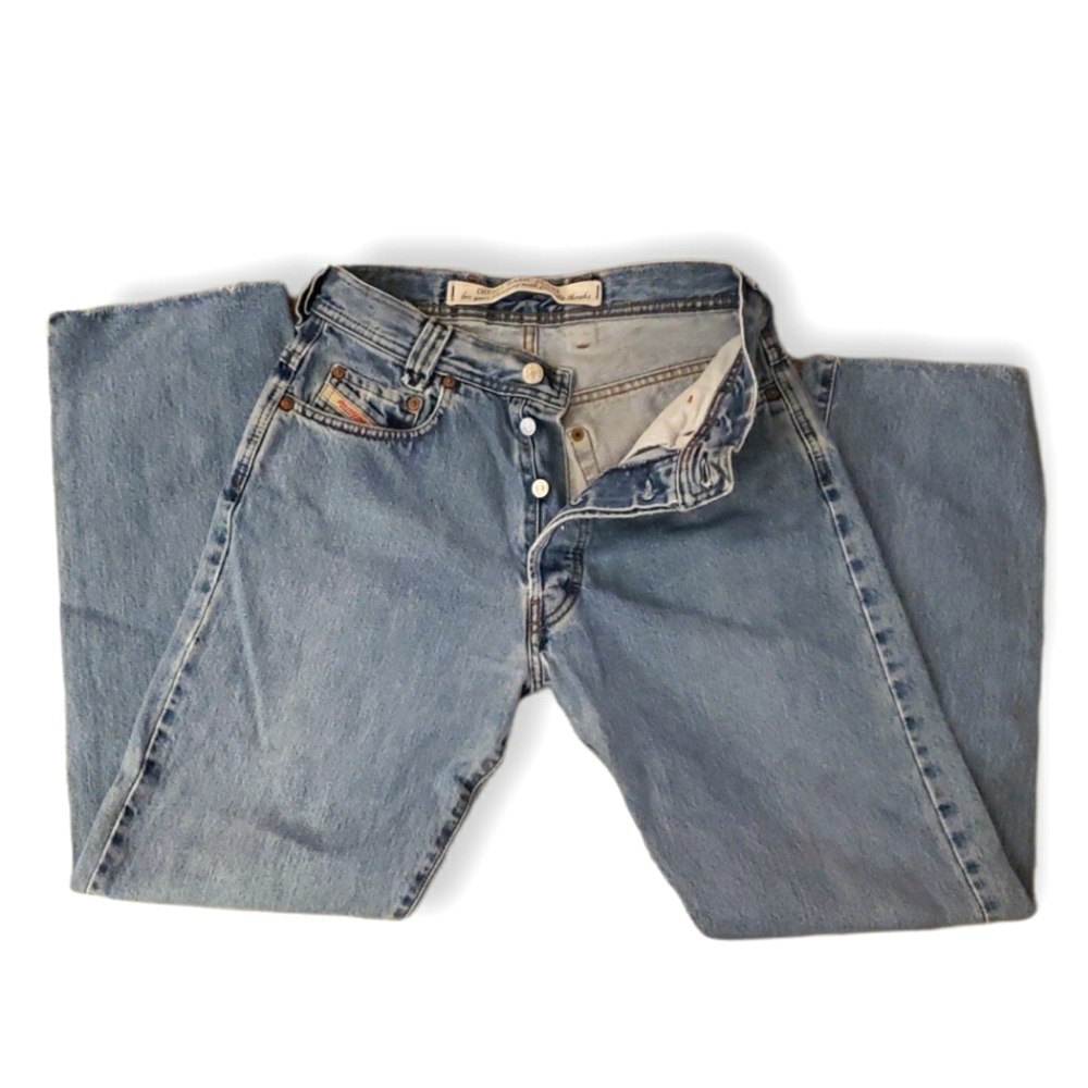 Diesel Button Fly "Saddle" Jeans